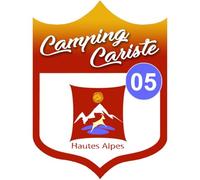 Campingcariste Hautes-Alpes 05-20x15cm - Sticker