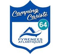 Campingcariste Pyrénées Atlantique 64 - 15x11,2cm - Sticker/autocollant G