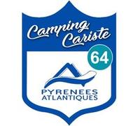 Campingcariste Pyrénées Atlantique 64 - 20x15cm - Sticker/autocollant G