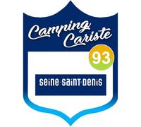 Campingcariste Seine Saint Denis 93-10x7.5cm - Sticker