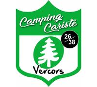 Campingcariste Vercors - 20x15cm - Sticker/Autocollant