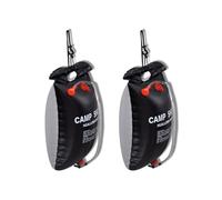 vidaXL Douche solaire d'extérieur de camping 20 L 2 pcs