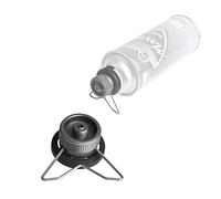 Campingmoon Adaptateur pour cuisinière à gaz avec support de sécurité, entrée : pot butane, sortie : EN417 Lindal Valve Z10