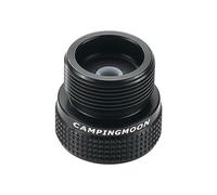 Campingmoon Réchaud à gaz propane Adaptateur de grille d'entrée : EN417 Lindal Valve Canister, Sortie : CGA 600 Connexion BKZ20 Noir Adaptateur CGA 600