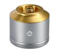 Campingmoon TC-15 Mini bouteille de carburant vide rechargeable pour lanterne à gaz 15 g Argenté