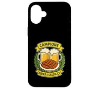 Campione di Salsicce e Birra, ci arrabbiamo Coque pour iPhone 16 Plus