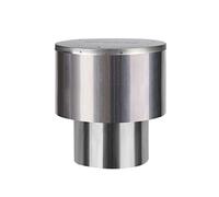 CAMPLUX Capuchon Anti-Pluie 110mm pour Chauffe-eau à Gaz 8L/10L/12L, Bouchon de Pluie en Acier Inoxydable