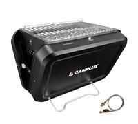 CAMPLUX FoldGo Barbecue Portable 2-en-1 Gaz Charbon Camping, FG16GB