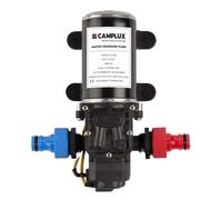 CAMPLUX Pompe à Eau Haute Pression, 6 L/min, DC 12V, 4,5 Bar/ 65 PSI, pour Jardin, Caravane, Système d’eau Chaude au Gaz