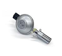 CAMPLUX Régulateur de Gaz pour Cartouche de Gaz EN417, 28-30 mbar, Sortie M8x1, Compatible avec Chauffe-Eau à Gaz Nano, GR200