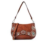 Campomaggi Adele Sac à bandoulière Cuir véritable 29 cm brun
