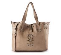 Campomaggi Bella Sac de shopper Cuir véritable 37 cm brun