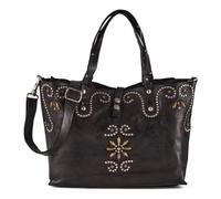 Campomaggi Bella Sac de shopper Cuir véritable 37 cm noir