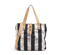 Campomaggi Cabas beige,bleu, toile, femme