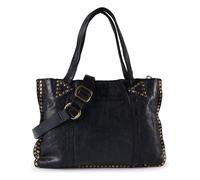 Campomaggi Cora Sac à bandoulière Cuir véritable 25 cm bleu