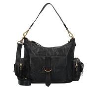 Campomaggi Elda Sac à bandoulière Cuir 30 cm noir