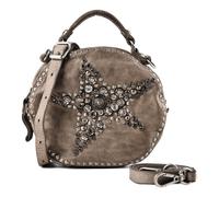 Campomaggi Eufemia Mini sac à main Cuir véritable 18 cm gris