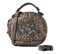 Campomaggi Eufemia Mini sac à main Cuir véritable 18 cm gris