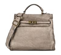 Campomaggi Ginevra Sac à main L Cuir véritable 30 cm gris
