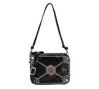 Campomaggi Kate Sac à bandoulière Cuir véritable 21.5 cm noir