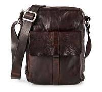 Campomaggi Limone Sac à bandoulière Cuir véritable 25 cm gris