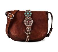 Campomaggi Linda Sac à bandoulière Cuir véritable 21.5 cm brun