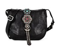 Campomaggi Linda Sac à bandoulière Cuir véritable 21.5 cm noir