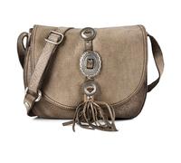 Campomaggi Linda Sac à bandoulière Cuir véritable 21 cm gris