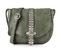 Campomaggi Sac à bandoulière 'Linda' vert, Taille One Size