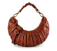 Campomaggi Luna Sac à bandoulière Cuir véritable 34 cm brun