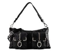 Campomaggi Ottavia Sac à bandoulière Cuir véritable 33 cm noir