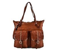 Campomaggi Priscilla Sac à bandoulière Cuir véritable 41 cm brun