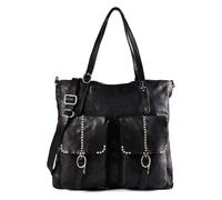 Campomaggi Priscilla Sac à bandoulière Cuir véritable 41 cm noir