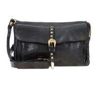 CAMPOMAGGI Sac à épaule bandoulière noir en cuir pour femme - Crossbody Bag Nero 223137
