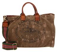 CAMPOMAGGI Sac à épaule bandoulière marron bronze pour femme - Crocus Shopping Bag L Bronzo - T / Cognac + St. Nera 179770