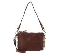 CAMPOMAGGI Sac à épaule bandoulière marron en cuir pour femme - Bowling Bag Mini Cognac 140974