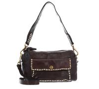 CAMPOMAGGI Sac à épaule bandoulière marron en cuir pour femme - Bowling Bag Moro 182423