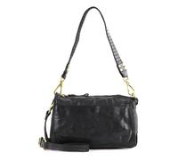 CAMPOMAGGI Sac à épaule bandoulière noir en cuir pour femme - Circle Crossbody Bag 217372