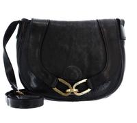 CAMPOMAGGI Sac à épaule bandoulière noir en cuir pour femme - Crossbody Medium M Nero 183354