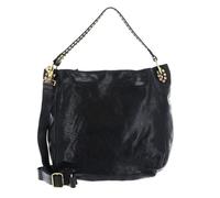 CAMPOMAGGI Sac à épaule bandoulière noir en cuir pour femme - Shoulder Bag Nero 158486