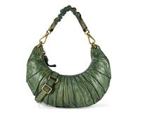 Campomaggi Luna Sac à bandoulière Cuir véritable 34 cm vert