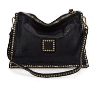 Campomaggi Sac à bandoulière en cuir 27 cm noir