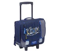 Camps Cartable à roulettes Boy 38 CM Trolley Haut de gamme - Fancy