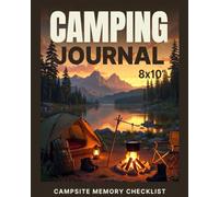 Campsite Checklist | Arranging and Memory Checklist: Camping and Travel Logbook | Camping Journal | Keepsake Camp Memory and Checklist for RV Travel ... | Camp Planner Gifts Idea for Good Camper