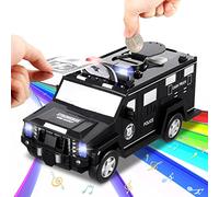 CAMPSLE Musique tirelire, Smart enfants mot de passe tirelire billet de voiture pièce de monnaie jouet papier argent économiser tirelire boîte déconomie enfants garçon fille cadeau danniversaire