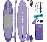 CampSup Aqua Marina Coral Night Fade + Paddle Dual-Tech - Planche de SUP gonflable polyvalente pour débutants - Kit complet - Édition limitée