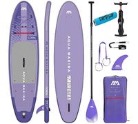 CampSup Aqua Marina Coral Night Fade - Planche de SUP gonflable polyvalente pour débutants - Kit complet de planche de stand up paddle - Édition limitée