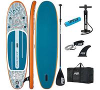 CampSup Aqua Marina Pure Air Tropic - Planche de SUP gonflable polyvalente pour débutants avec flotteur de paddle - Kit complet - 310 x 79 x 12 cm