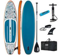 CampSup Aqua Marina Pure Air Tropic - Planche de SUP gonflable polyvalente pour débutants avec flotteur de paddle - Kit complet - 320 x 81 x 15 cm