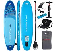 CampSup Aqua Marina Vapor Aqua Splash 2026 10'4" + siège de kayak - Planche de SUP gonflable polyvalente pour débutants - Kit complet - Édition limitée - Bleu
